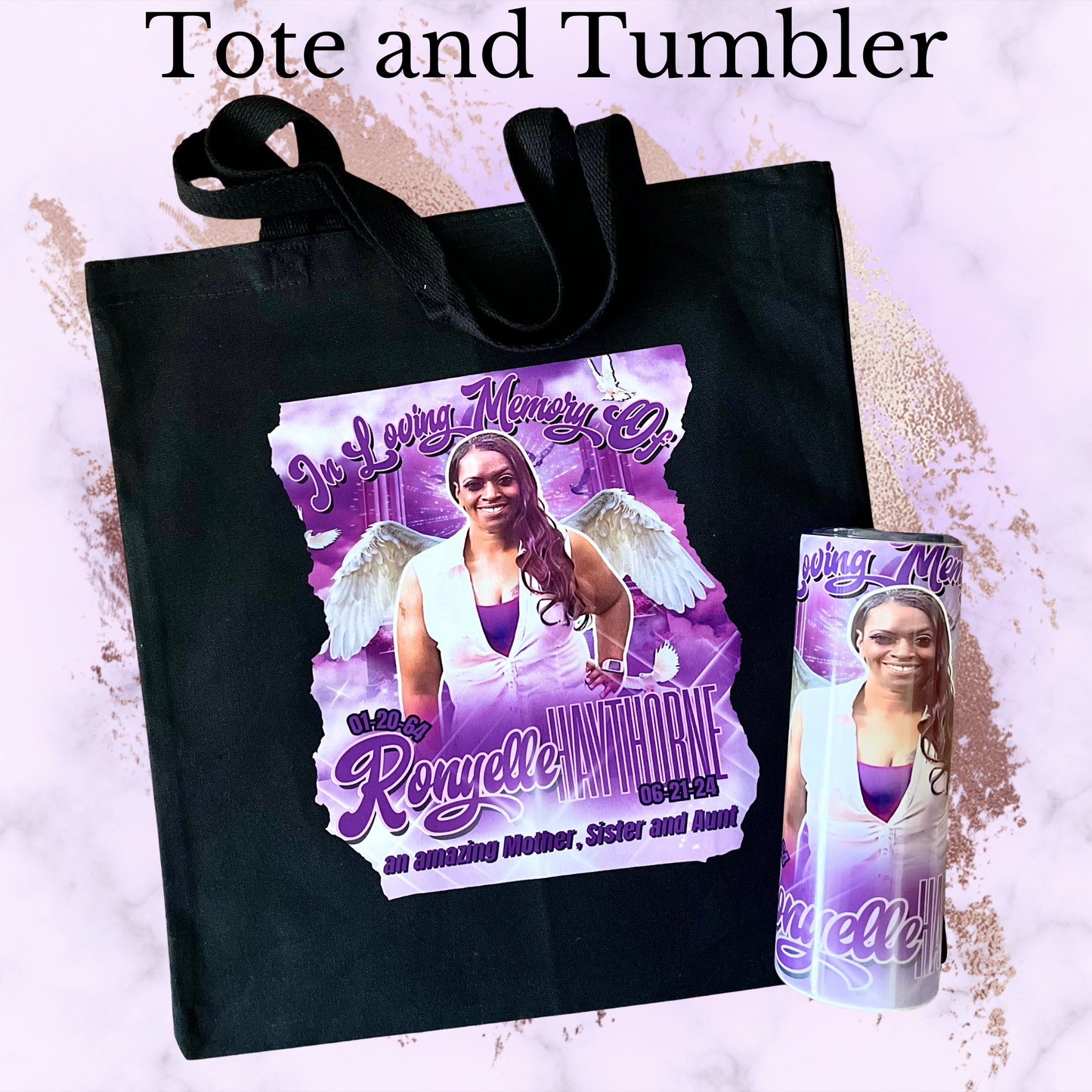 Ronnie's "A Smile With Life" - Tote Bag