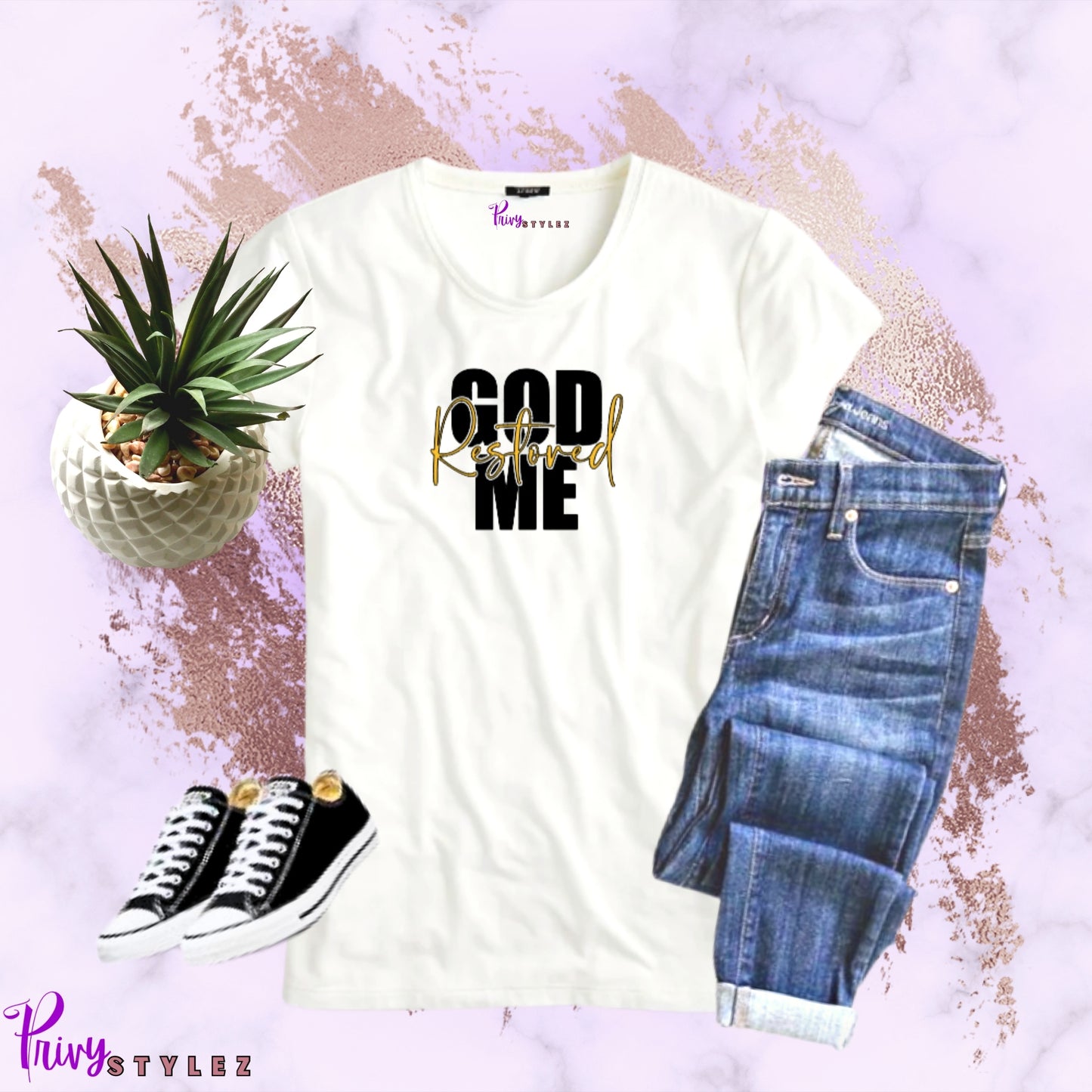 God Restored Me - T-Shirt