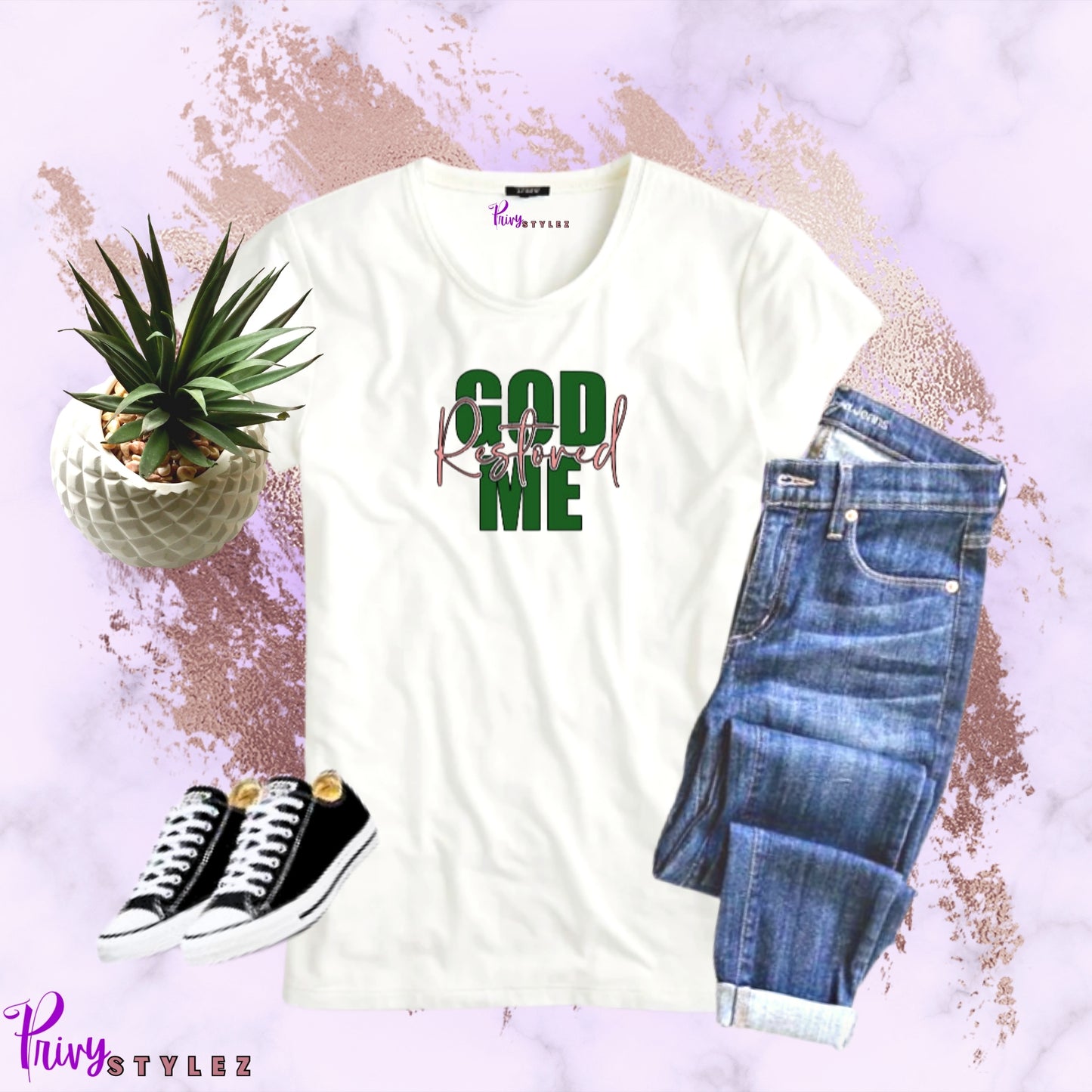 God Restored Me - T-Shirt