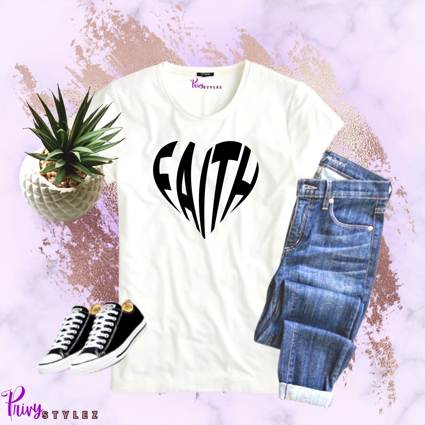 Faith in Heart - T-Shirt