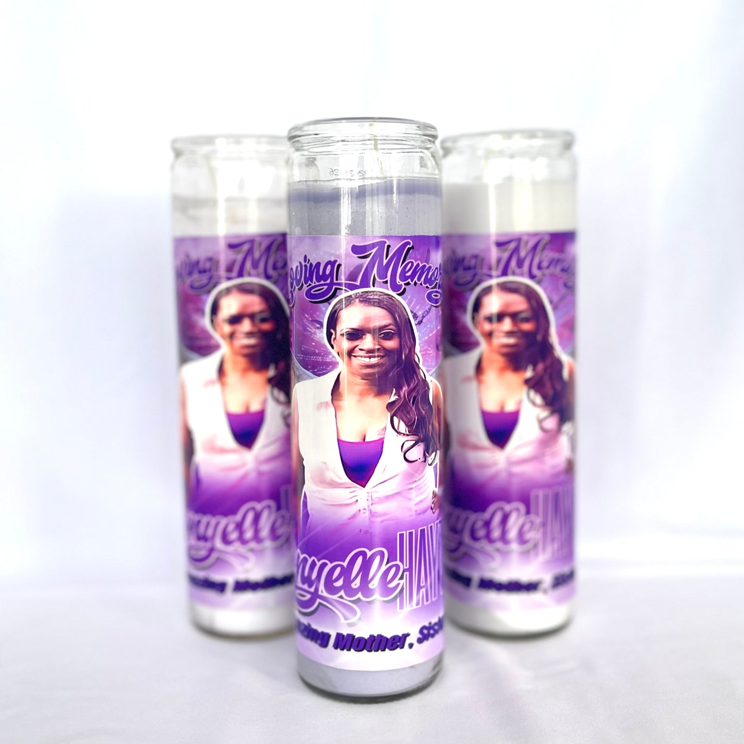 Ronnie's "A Smile With Life" - Tall Candle