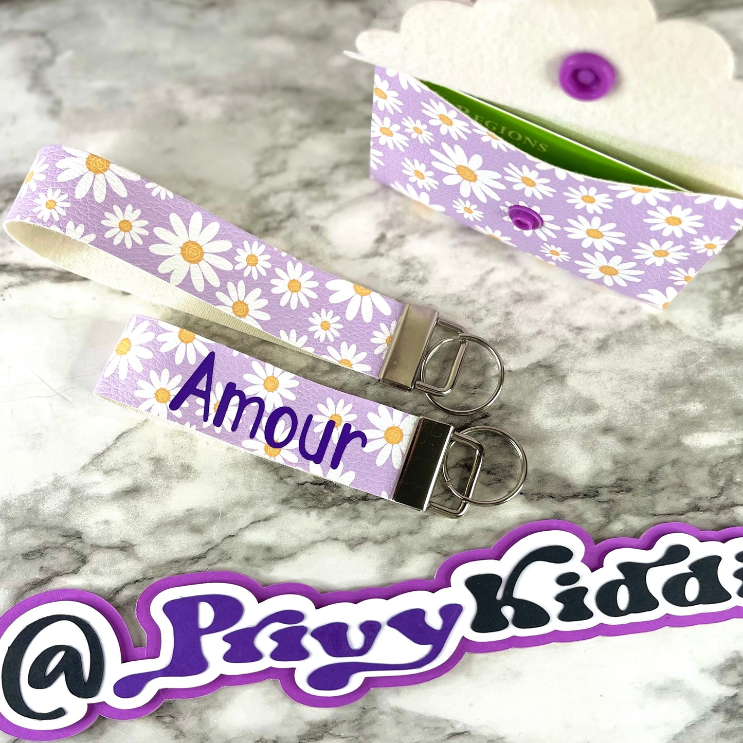 Sunflower Bliss Coin Wallet & Key Fob Set