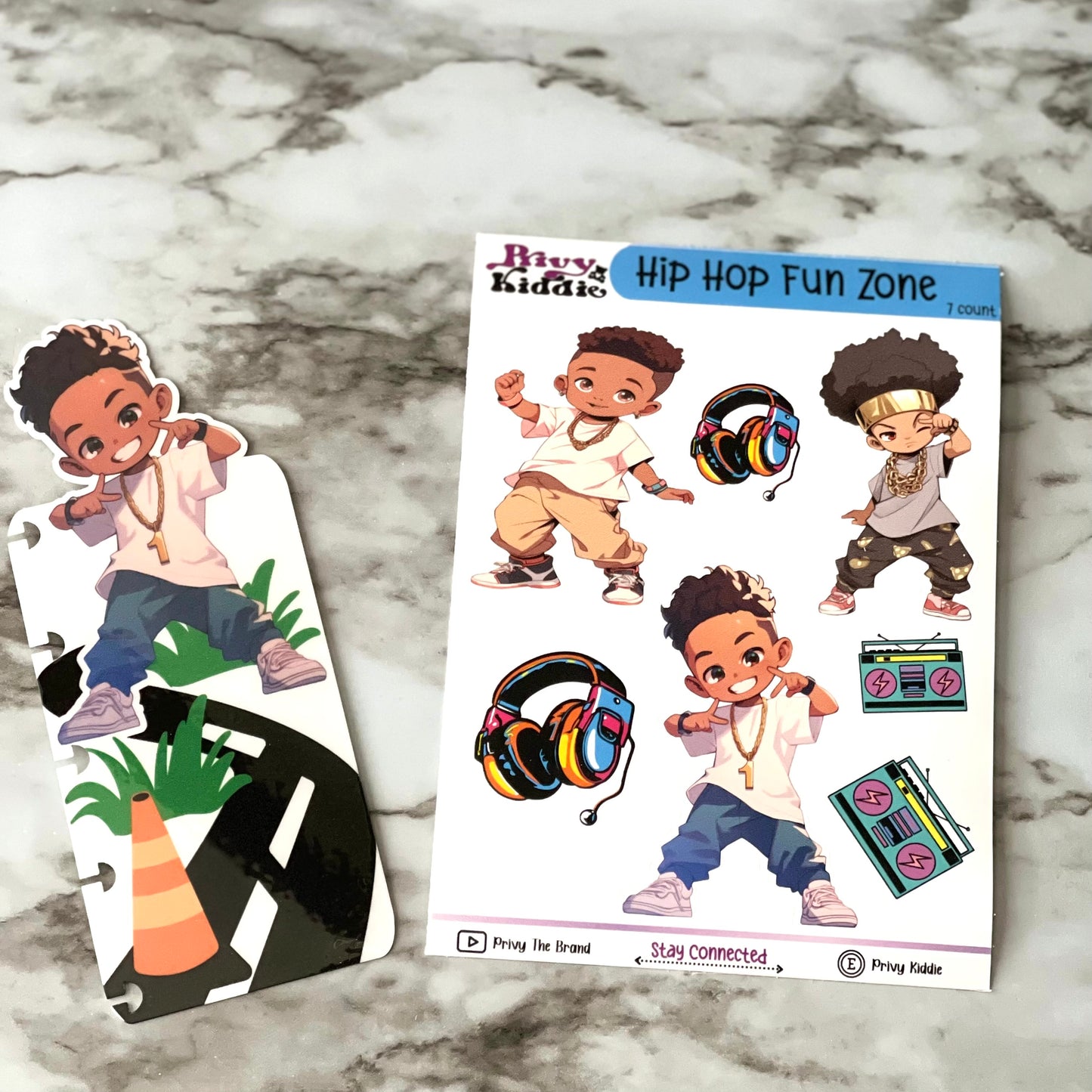 Hip Hop Fun Sticker Sheet