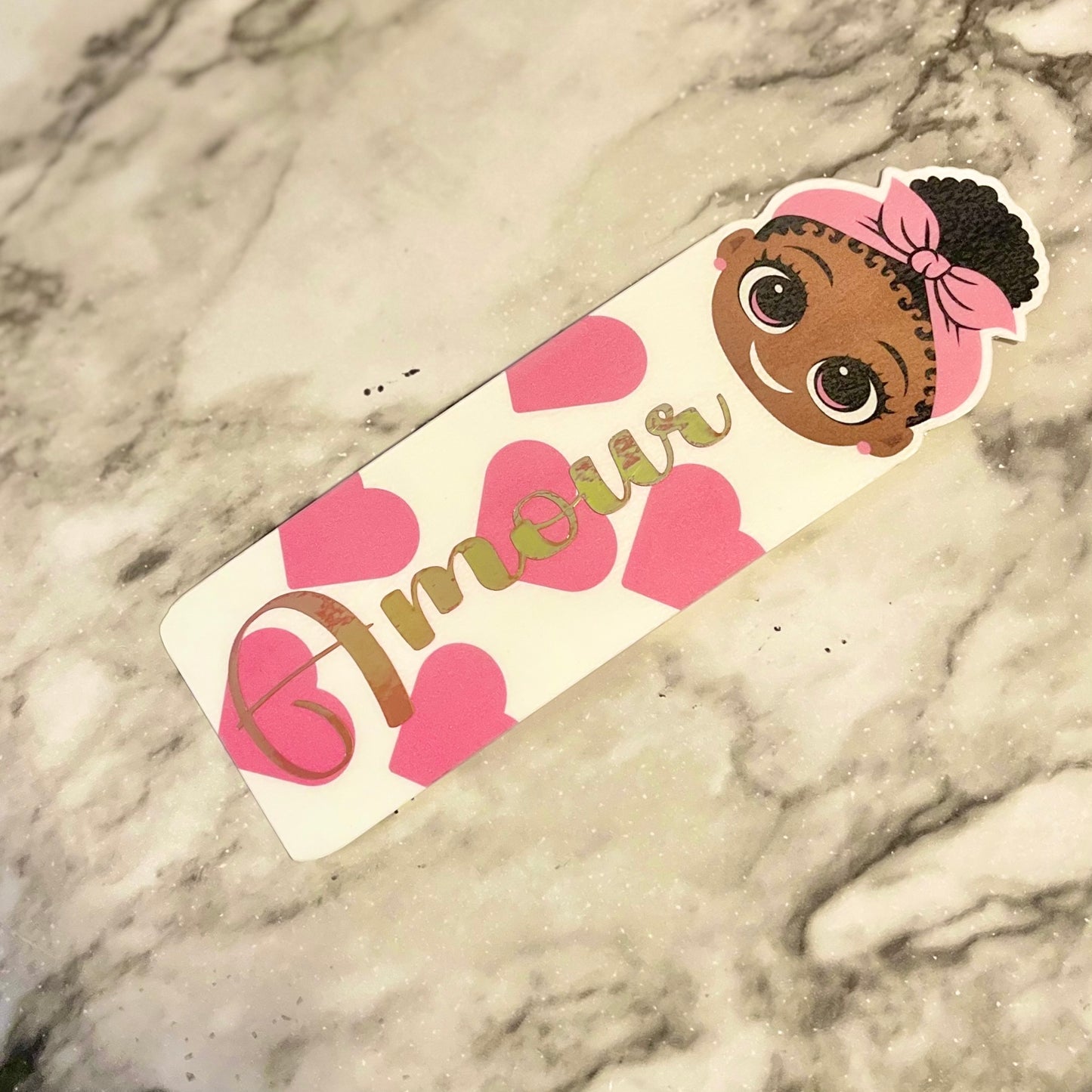 Just a Girl with Goals Sticker Sheet & Bookmark Set