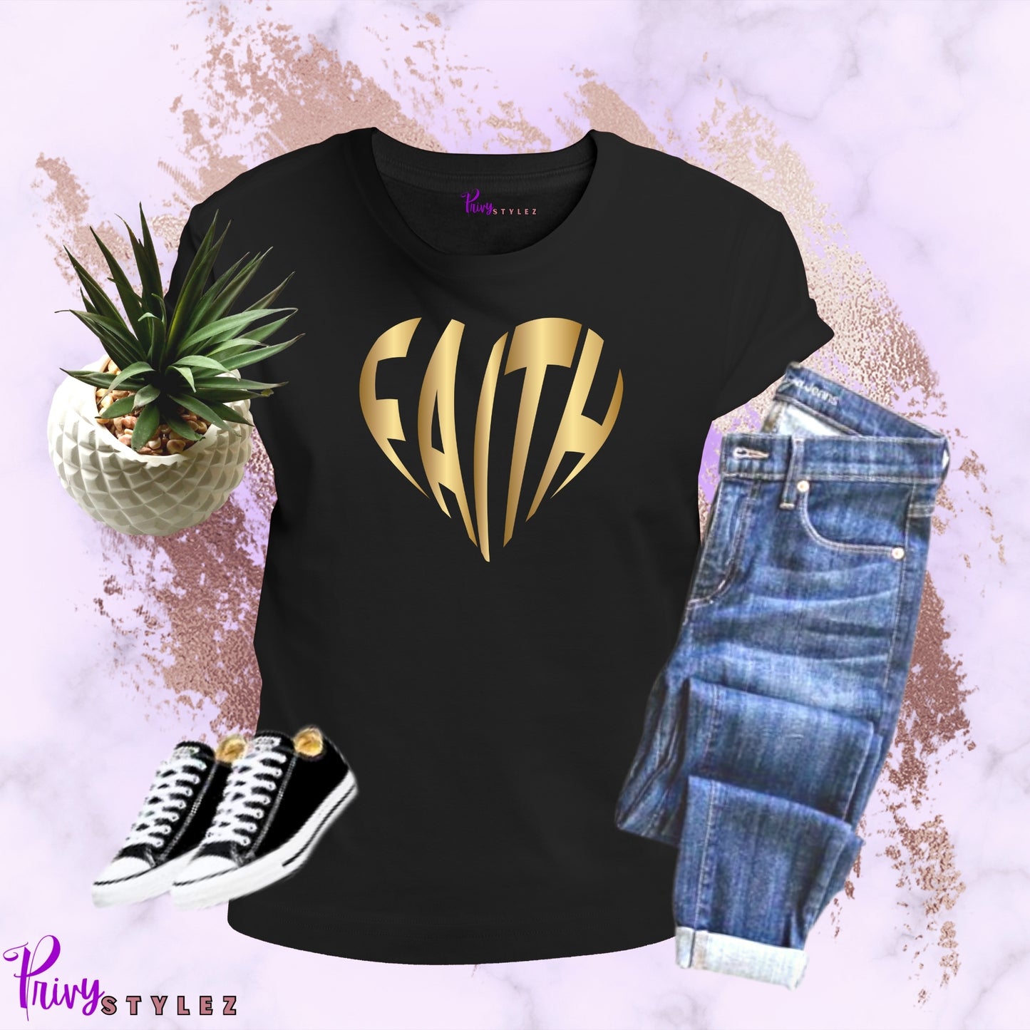 Faith in Heart - T-Shirt