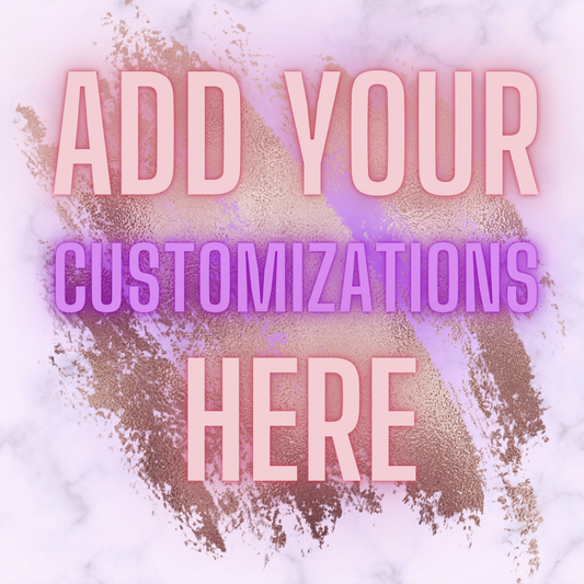Customizations - Add Ons