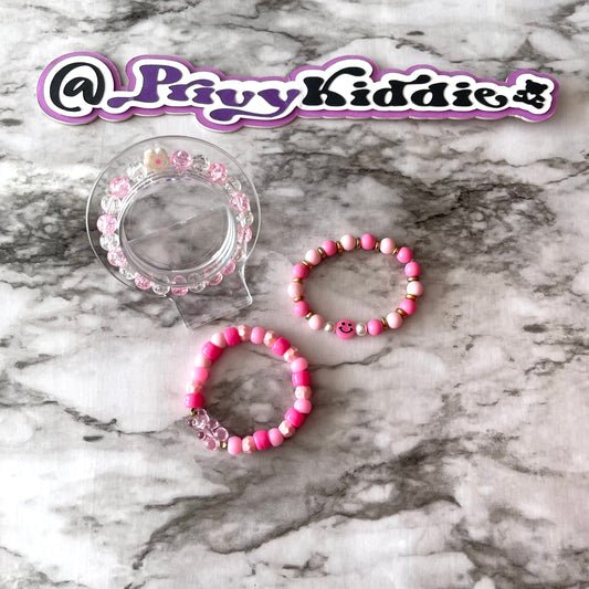 Cuddle Smiles - Beaded Bracelet Set