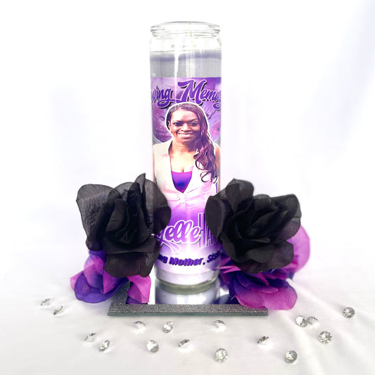Ronnie's "A Smile With Life" - Tall Candle