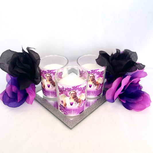 Ronnie's "A Smile With Life" - Mini Candle