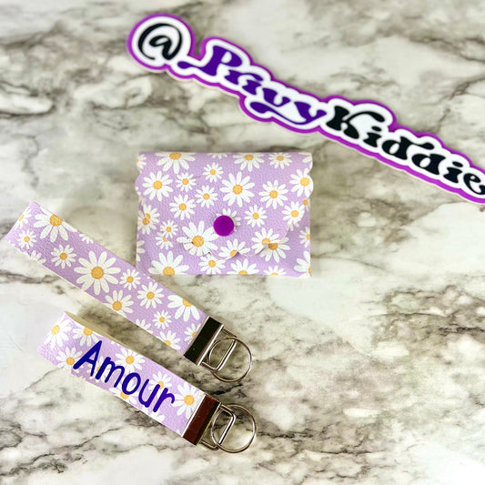 Sunflower Bliss Coin Wallet &amp; Key Fob Set