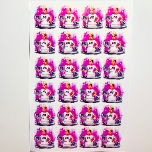 Logo Stickers  - 24 ct/BBP/MTO